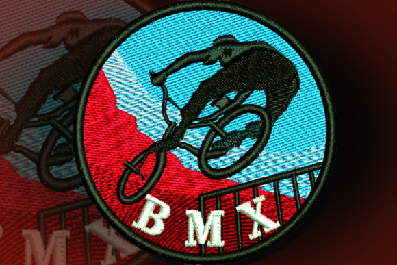 BMX Patch: A Versatile Design for Small Business Merch