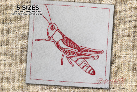 Caelifera Redwork: A Charming Addition