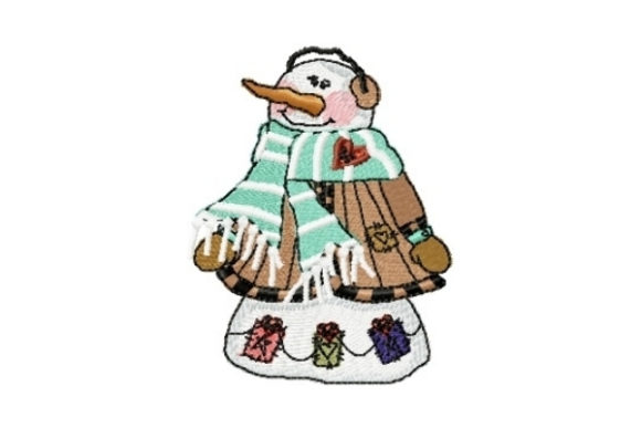 Charming Snowman Zeke for Winter Embroidery