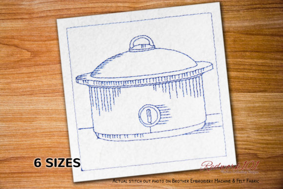 Crock Pot Redwork: A Designer’s Review for Gifts