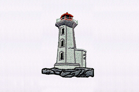 Detailed Lighthouse: A Craft Fair Embroidery Review