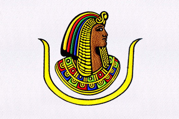 Egyptian Pharaoh Head: Elegant Embroidery Review