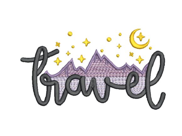 Embroidery Review: Travel - Mountain and Sky