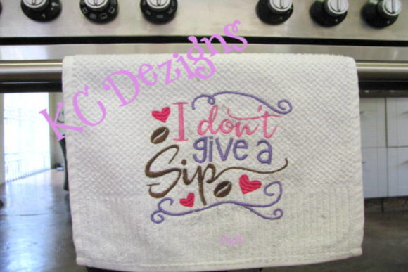 I Don't Give a Sip: A Craft Fair Embroidery Review