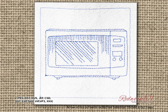 Microwave Oven Redwork: A Designer’s Review