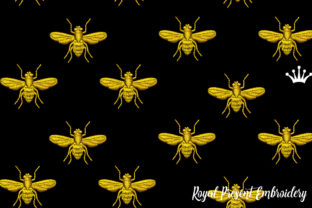 Napoleonic Bee: A Versatile Embroidery Design