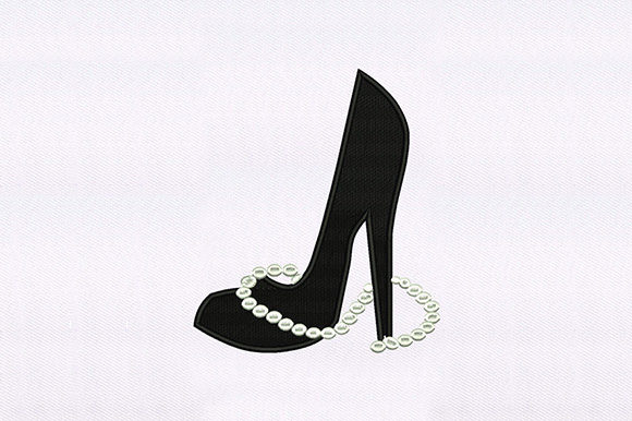 Necklace Heel Shoe Design for Boutique Apparel