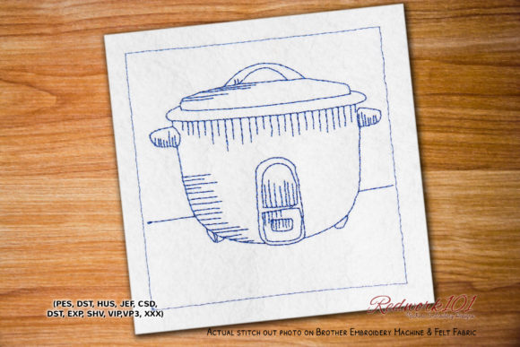 Rice Cooker Bluework: A Merchandise Design Review