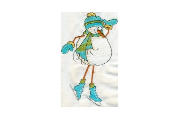 Sassy Figure 8 Snowman: A Winter Delight