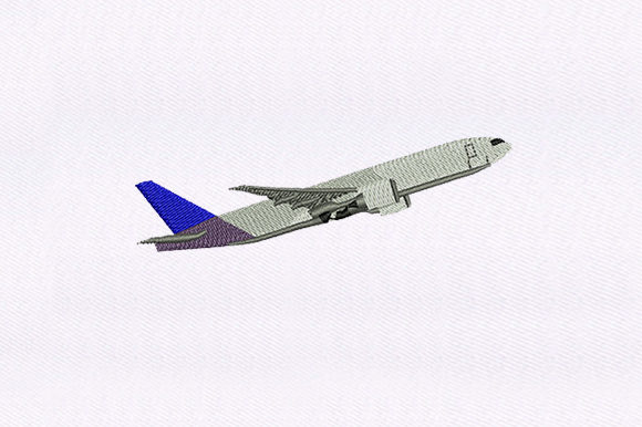 Taking off Airplane: A Charming Embroidery Design